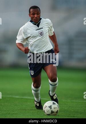 JULIAN JOACHIM ENGLAND U21 & LEICESTER CITY 20. Juni 1995 Stockfoto