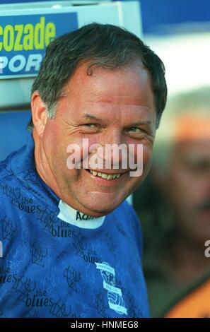 BARRY FRY BIRMINGHAM CITY FC-MANAGER 3. August 1995 Stockfoto