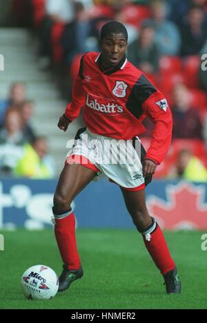 BRYAN ROY NOTTINGHAM FOREST FC 19. September 1995 Stockfoto