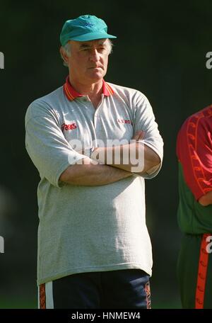 CARLO MAZZONE ROMA Trainer 28. September 1995 Stockfoto