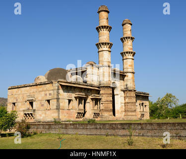 Champaner - Pavagadh archäologischer Park ist eine historische Stadt im Bundesstaat Gujarat. Kevda Masjid-Moschee. (UNESCO) Stockfoto