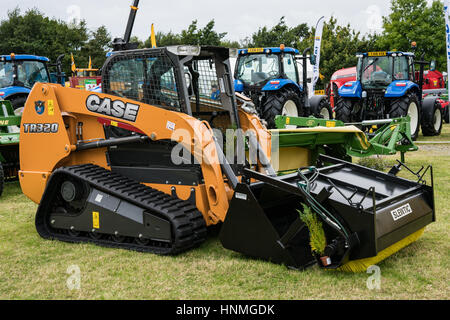 Fall TR320 Track Kompaktlader auf Anglesey Show Stockfoto