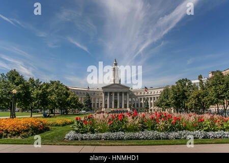 Denver-Stadt und Landkreis Gebäude in Colorado, USA Stockfoto