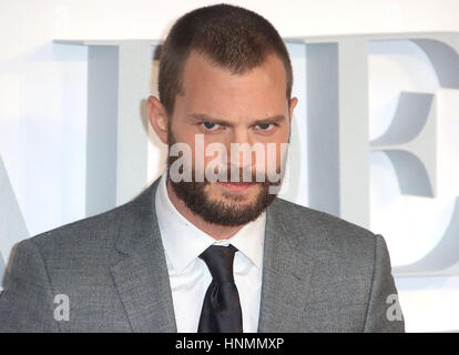 9. Februar 2017 - Jamie Dornan Teilnahme an "Fifty Shades Darker" UK Premiere, Odeon, Leicester Square in London, England, UK Stockfoto