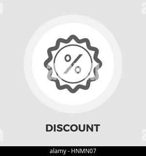 Prozent bezeichnen Symbol Vektor. Flach-Symbol auf dem weißen Hintergrund isoliert. Editierbare EPS-Datei. Vektor-Illustration. Stock Vektor