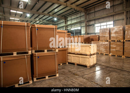 Lagerlogistik Stockfoto