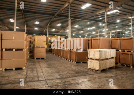 Lagerlogistik Stockfoto