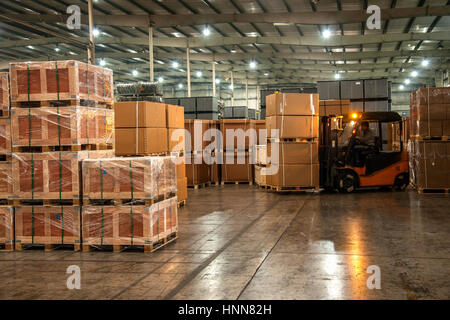 Lagerlogistik Stockfoto