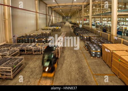 Lagerlogistik Stockfoto