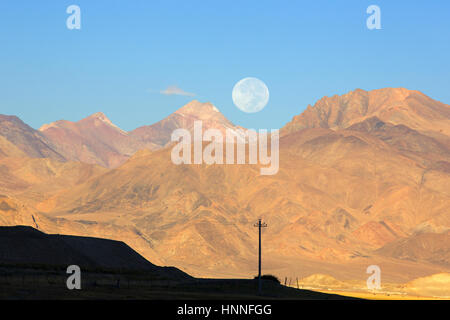 Bangong See der Ritu Grafschaft, Tibet Stockfoto