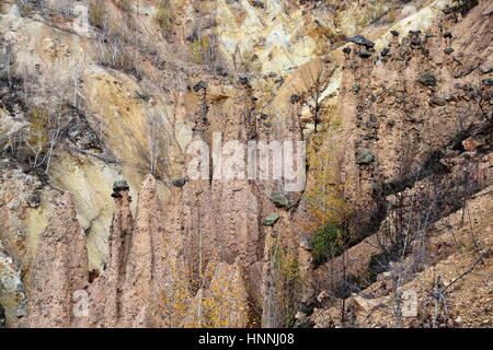 Djavolja Varos, ("Stadt des Teufels") Felsformationen in Serbien Stockfoto