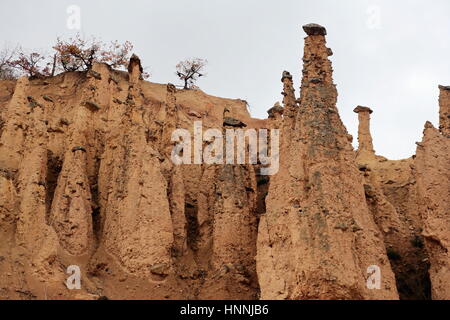 Djavolja Varos, ("Stadt des Teufels") Felsformationen in Serbien Stockfoto