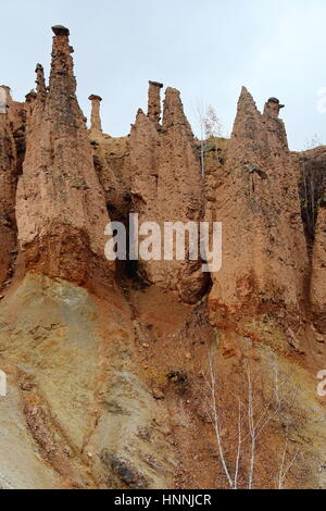 Djavolja Varos, ("Stadt des Teufels") Felsformationen in Serbien Stockfoto