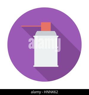 Besprühen Sie mit Chemikalien. Einzelne flache Farbe Symbol. Vektor-Illustration. Stock Vektor