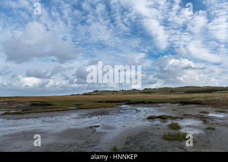 Die Sanddünen von Mandoe Insel im dänischen Wattenmeer, Weltnaturerbe UNECSCO, Nordsee, Süd-Jütland, Dänemark Stockfoto