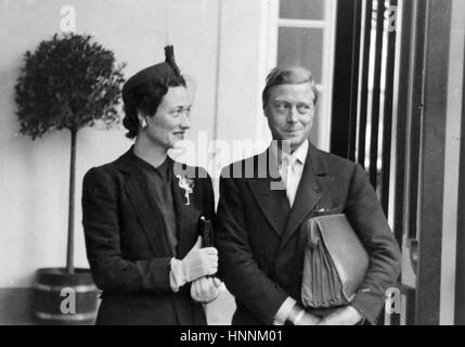 Herzog und HERZOGIN von WINDSOR über 1936 Stockfoto