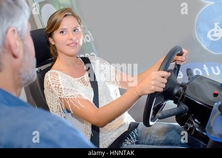 Simulator Stockfoto