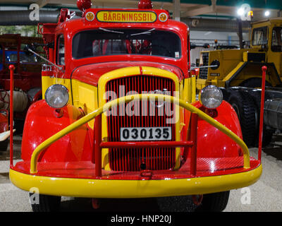 Ein altmodischer schöner Abschleppwagen und Rettung LKW Stockfoto