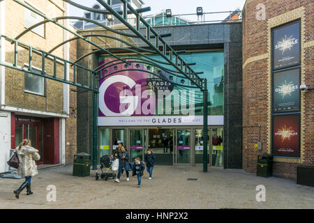 Die Lichtungen Einkaufszentrum in Bromley hat seinen alten Namen nach einer Phase als Intu Bromley zurück. Stockfoto