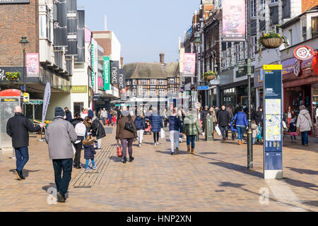 Bromley High Street in Süd-London, UK. Stockfoto