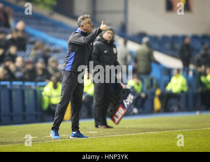 Blackburn Rovers-Manager Owen Coyle während der Himmel Bet Meisterschaft match in Hillsborough, Sheffield. Stockfoto