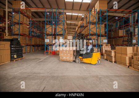 Lagerlogistik Stockfoto