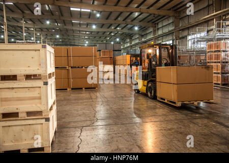 Lagerlogistik Stockfoto