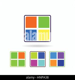 Icon-System. isoliert auf weißem Hintergrund Stock Vektor