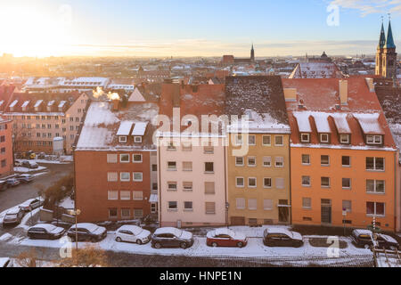 Mittelalterliche Stadt Nürnberg Stockfoto