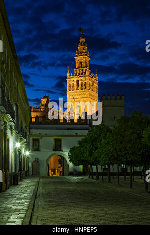 Glockenturm La Giralda, Sevilla, Spanien Stockfoto