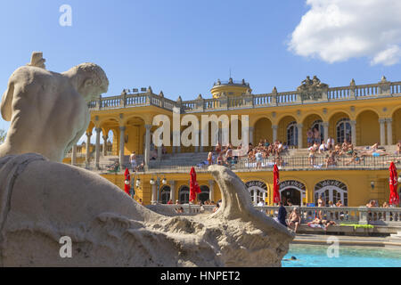 Szechenyi-Bad und Wellness, Budapest, Ungarn Stockfoto