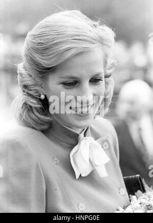 DIANA, PRINCESS OF WALES (1961-1997) über 1984 Stockfoto