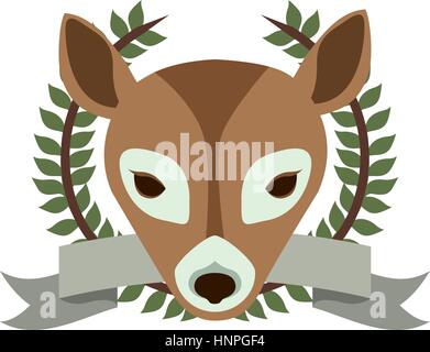 Emblem Bear Hunter Stadt-Symbol, Vektor-Illustration-Bild Stock Vektor