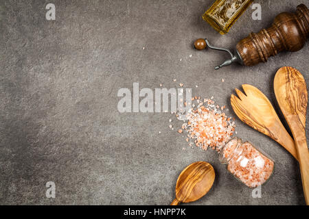 Schiefer Board in einem Holzrahmen Stockfoto