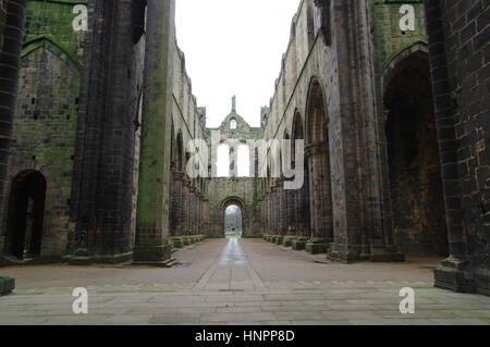 Kirkstall Abbey, Leeds, West Yorkshire Stockfoto