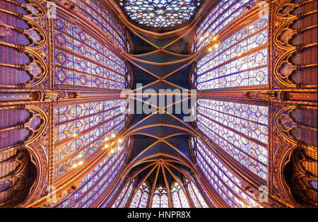 Der Sainte Chapelle in Paris Stockfoto