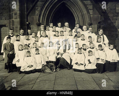 Archiv Bild der Kirchenchor in Runcorn, Cheshire, England Stockfoto