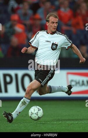 MARIO BASLER Deutschland & SV WERDER BREMEN 26. April 1996 Stockfoto