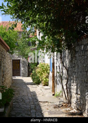 Hafen der Insel Cres in Kroatien Stockfoto