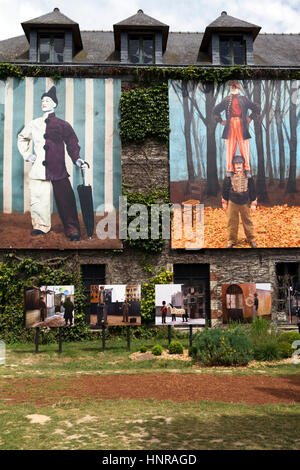 Festival Foto 2015 La Gacilly Fotografie-Ausstellung in la Gacilly im französischen Morbihan (56), Gastland: Italien, Thema: den Planeten ernähren Stockfoto