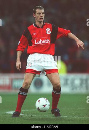 COLIN COOPER NOTTINGHAM FOREST FC 2. Januar 1996 Stockfoto