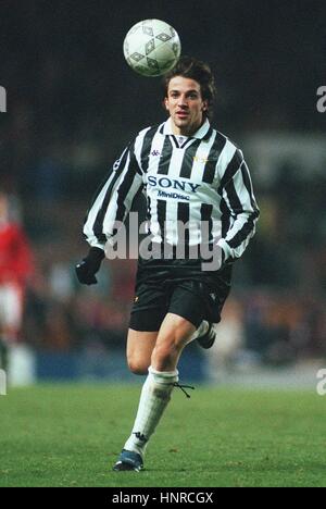 ALESSANDRO DEL PIERO JUVENTUS 21. November 1996 Stockfoto