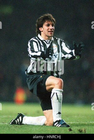 ALESSANDRO DEL PIERO JUVENTUS 27. November 1996 Stockfoto