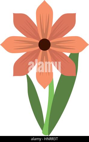 Gerbera Blume Frühling Ornament Vektor Illustration Eps 10 Stock Vektor