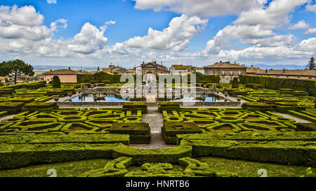 Villa Lante ein Bagnaia, Viterbo, Latium, Italien Stockfoto