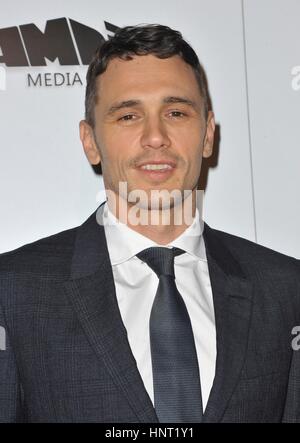 Los Angeles, CA, USA. 15. Februar 2017. James Franco im Ankunftsbereich IN zweifelhaften Schlacht Premiere, Arclight Hollywood, Los Angeles, CA 15. Februar 2017. Bildnachweis: Elizabeth Goodenough/Everett Collection/Alamy Live-Nachrichten Stockfoto