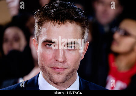 London, UK. 16. Februar 2017. Robert Pattinson kommt bei der UK-Premiere von Lost City of Z im 16.02.2017 in The British Museum. Personen im Bild: Robert Pattinson. Picture by Credit: Julie Edwards/Alamy Live-Nachrichten Stockfoto