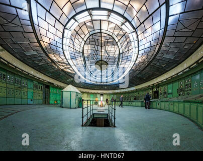 Verlassene Kraftwerk in Budapest, Ungarn Stockfoto