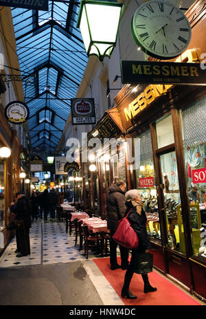 Die Passage Verdeau, Frankreich, Paris Stockfoto