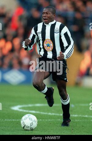 FAUSTINO ASPRILLA NEWCASTLE UNITED FC 27. November 1996 Stockfoto